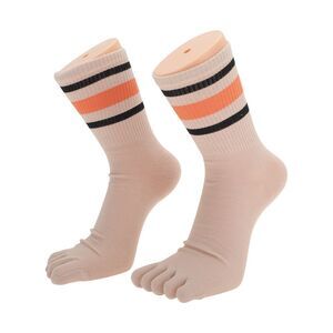 Soft Five Toe Sock Beige 1 Pair